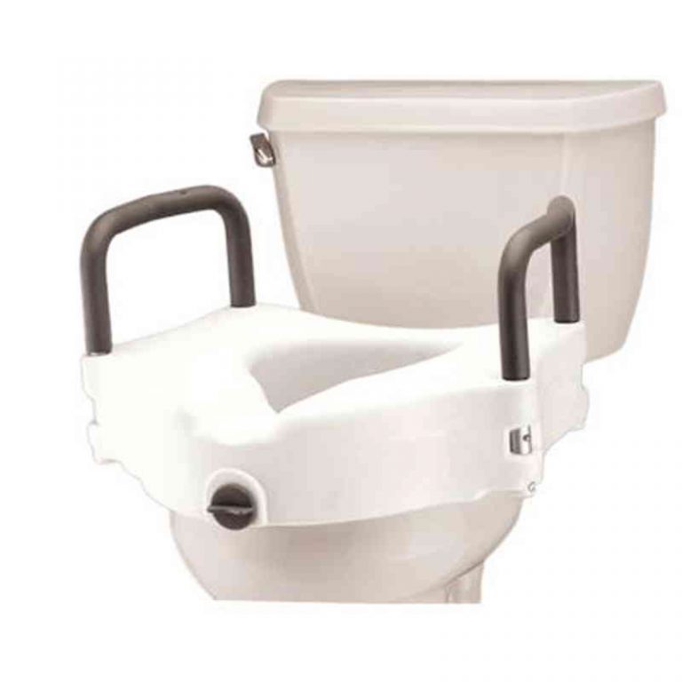 Raised Toilet Seat with Handles Range Medical Homecare Supplies