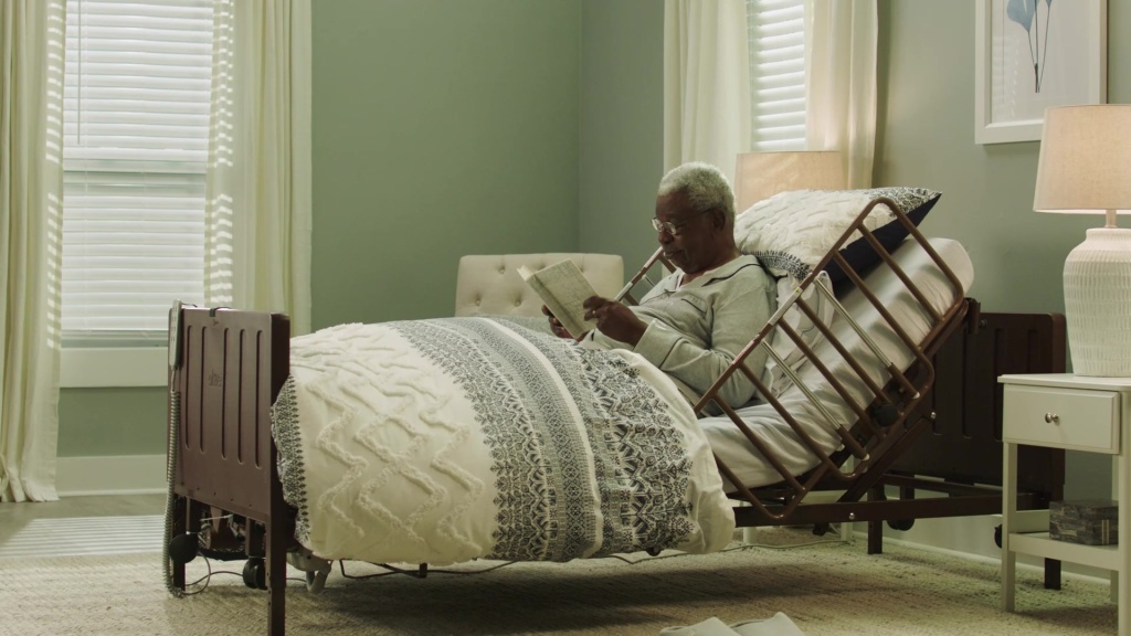 Man in Hospital bed